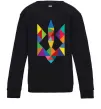 Детский Свитшот Герб - мозаїка Черный Детский Свитшот Герб - мозаїка Черный фото