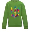 Детский Свитшот Герб - мозаїка Лаймовый Детский Свитшот Герб - мозаїка Лаймовый фото