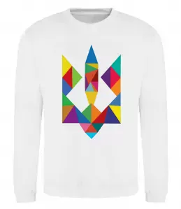 Свитшот Герб - мозаїка Белый фото