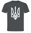 Мужская футболка Білий герб Графит Мужская футболка Білий герб Графит фото