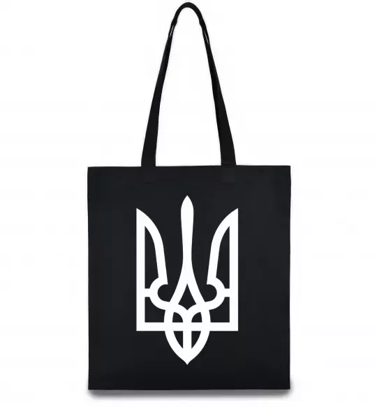 Эко-сумка Білий герб Черный фото