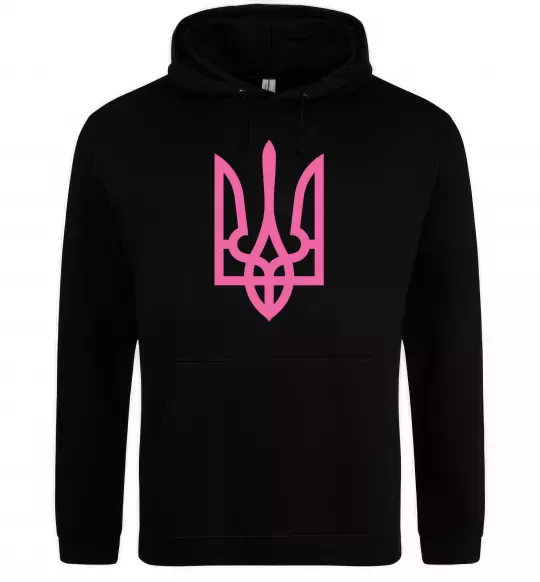 Жіноча толстовка (худі) Герб рожевий Чорний фото