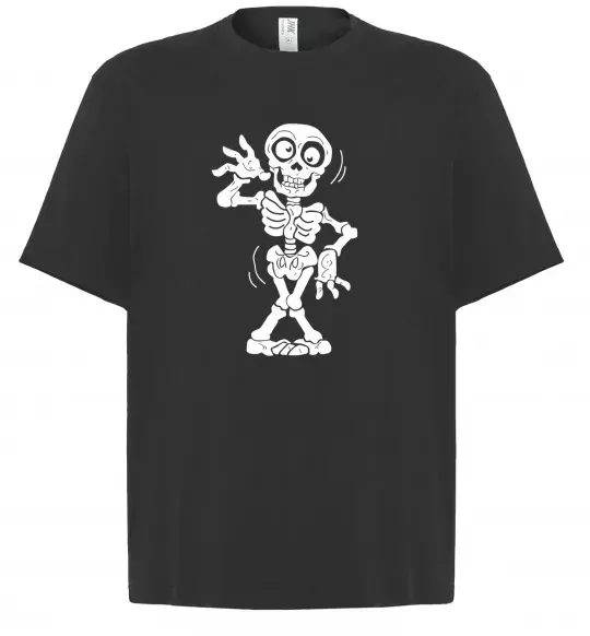 Футболка Оверсайз СКЕЛЕТ Черный фото