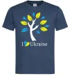 Мужская футболка Україна - дерево Темно-синий Мужская футболка Україна - дерево Темно-синий фото