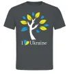 Мужская футболка Україна - дерево Графит Мужская футболка Україна - дерево Графит фото