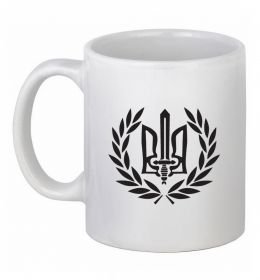Чашка керамическая Україна тризуб-меч