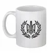 Чашка керамическая Україна тризуб-меч Белый фото