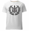 Мужская премиум футболка Україна тризуб-меч Белый фото
