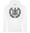 Мужская толстовка (худи) Україна тризуб-меч Белый фото