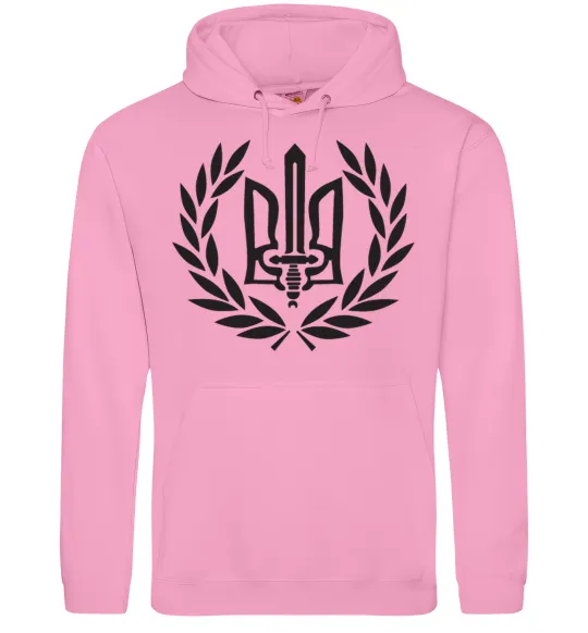 Женская толстовка (худи) Україна тризуб-меч Розовый фото