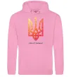 Жіноча толстовка (худі) I love Ukraine Рожевий фото