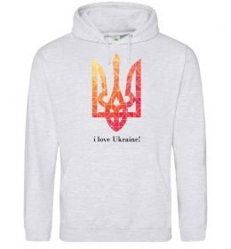 Жіноча толстовка (худі) I love Ukraine