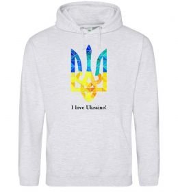 Чоловіча толстовка (худі) Я люблю Україну
