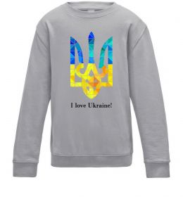 Детский Свитшот Я люблю Україну