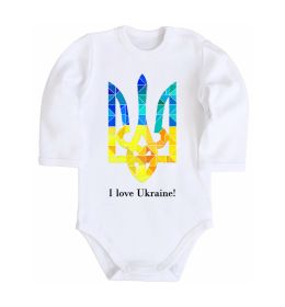 Детский боди Я люблю Україну