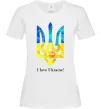 Женская футболка Я люблю Україну Белый Женская футболка Я люблю Україну Белый фото