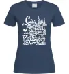 Женская футболка Київ Темно-синий фото