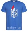 Чоловіча футболка Герб - коктейль Молотова Яскраво-синій фото