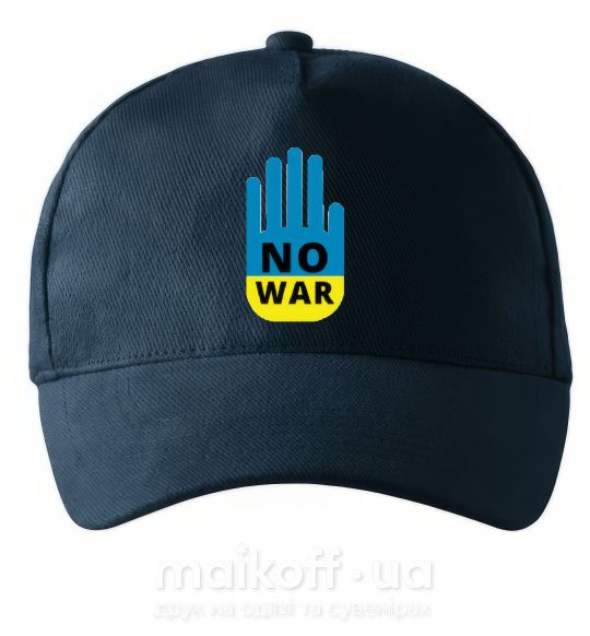 Кепка NO WAR Темно-синий фото