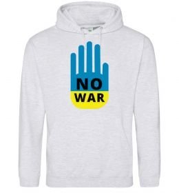 Мужская толстовка (худи) NO WAR