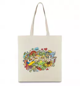 Эко-сумка Ukraine Бежевый фото