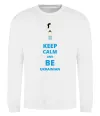Світшот Keep calm and be Ukrainian (boy) Білий Світшот Keep calm and be Ukrainian (boy) Білий фото