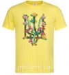 Мужская футболка Герб з квітками Лимонный фото