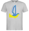 Мужская футболка Peace to Ukraine - голуб миру Серый Мужская футболка Peace to Ukraine - голуб миру Серый фото