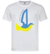 Мужская футболка Peace to Ukraine - голуб миру Белый Мужская футболка Peace to Ukraine - голуб миру Белый фото