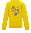 Детский Свитшот Герб з жовтими квітками Солнечно желтый Детский Свитшот Герб з жовтими квітками Солнечно желтый фото