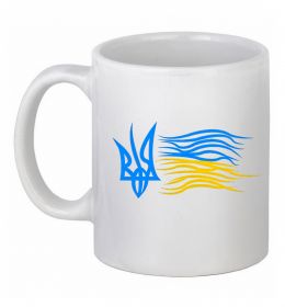 Чашка керамічна Герб і Прапор України Чашка керамічна Герб і Прапор України