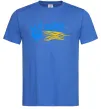 Мужская футболка Герб і Прапор України Ярко-синий фото