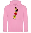 Женская толстовка (худи) Посіпаки Козаки Розовый фото