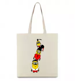 Еко-сумка Посіпаки Козаки Бежевий фото