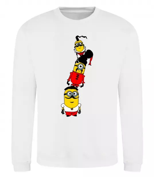 Світшот Посіпаки Козаки Білий фото