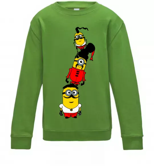 Детский Свитшот Посіпаки Козаки Лаймовый фото