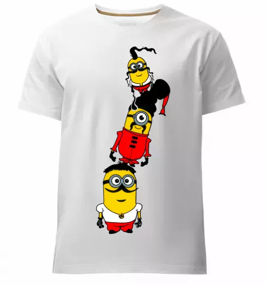 Мужская премиум футболка Посіпаки Козаки Белый фото