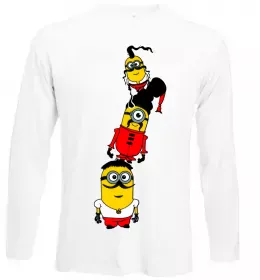 Лонгслив У гарного козака і жінка, як квіточка Белый фото Лонгслив У гарного козака і жінка, як квіточка Белый фото