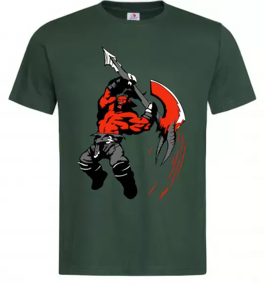 Чоловіча футболка ДОТА Темно-зелений фото