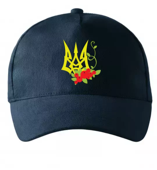 Кепка Герб з калиною Темно-синий фото