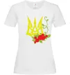 Жіноча футболка Герб з калиною Білий фото