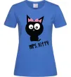 Жіноча футболка MRS. KITTY Яскраво-синій Жіноча футболка MRS. KITTY Яскраво-синій фото