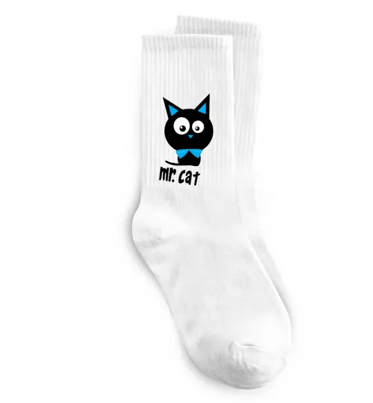 Носки MR. CAT Белый фото