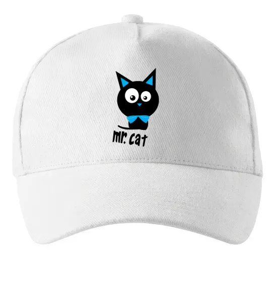 Кепка MR. CAT Білий фото