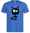 Чоловіча футболка MR. CAT Яскраво-синій Чоловіча футболка MR. CAT Яскраво-синій фото