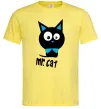 Чоловіча футболка MR. CAT Лимонний Чоловіча футболка MR. CAT Лимонний фото