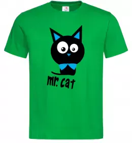 Мужская футболка MR. CAT Зеленый фото