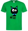 Чоловіча футболка MR. CAT Зелений Чоловіча футболка MR. CAT Зелений фото