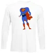 Лонгслив You are SUPERMAN Белый фото