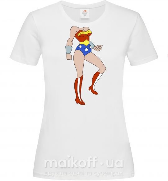 Жіноча футболка SUPERWOMAN Білий фото